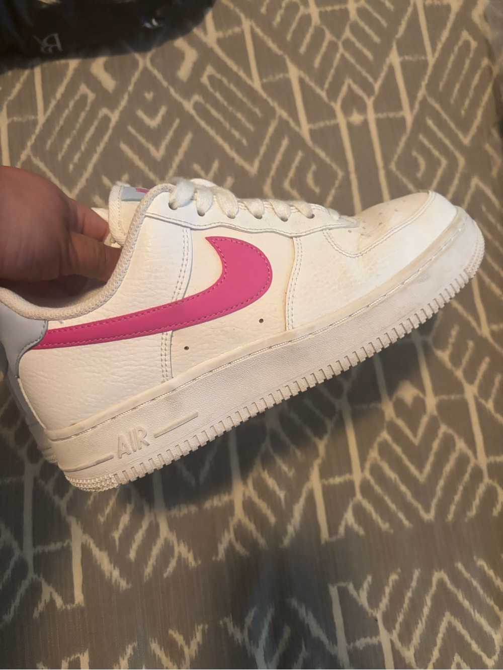 Nike AF1 - white/pink 6.5